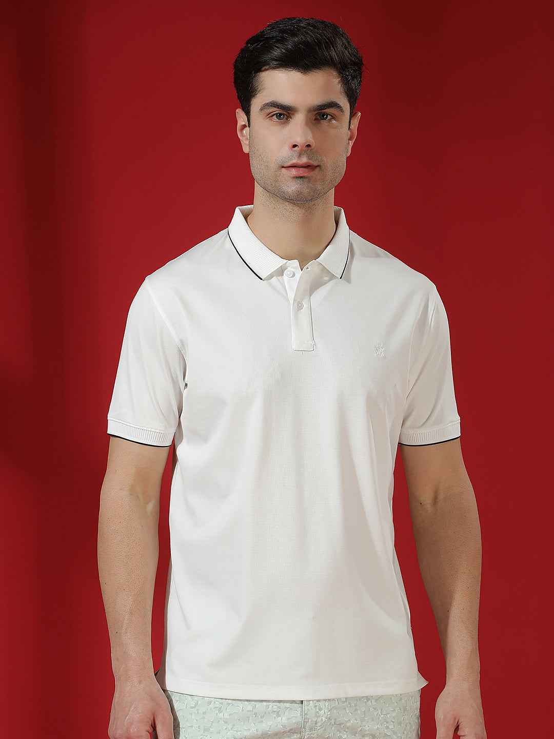 White Essential Polo T-Shirt