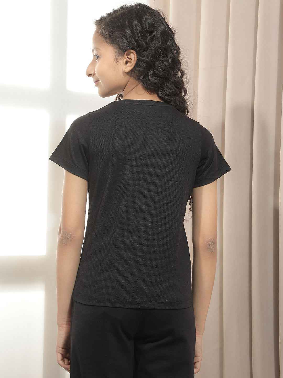 Black Graphic Print T-Shirt