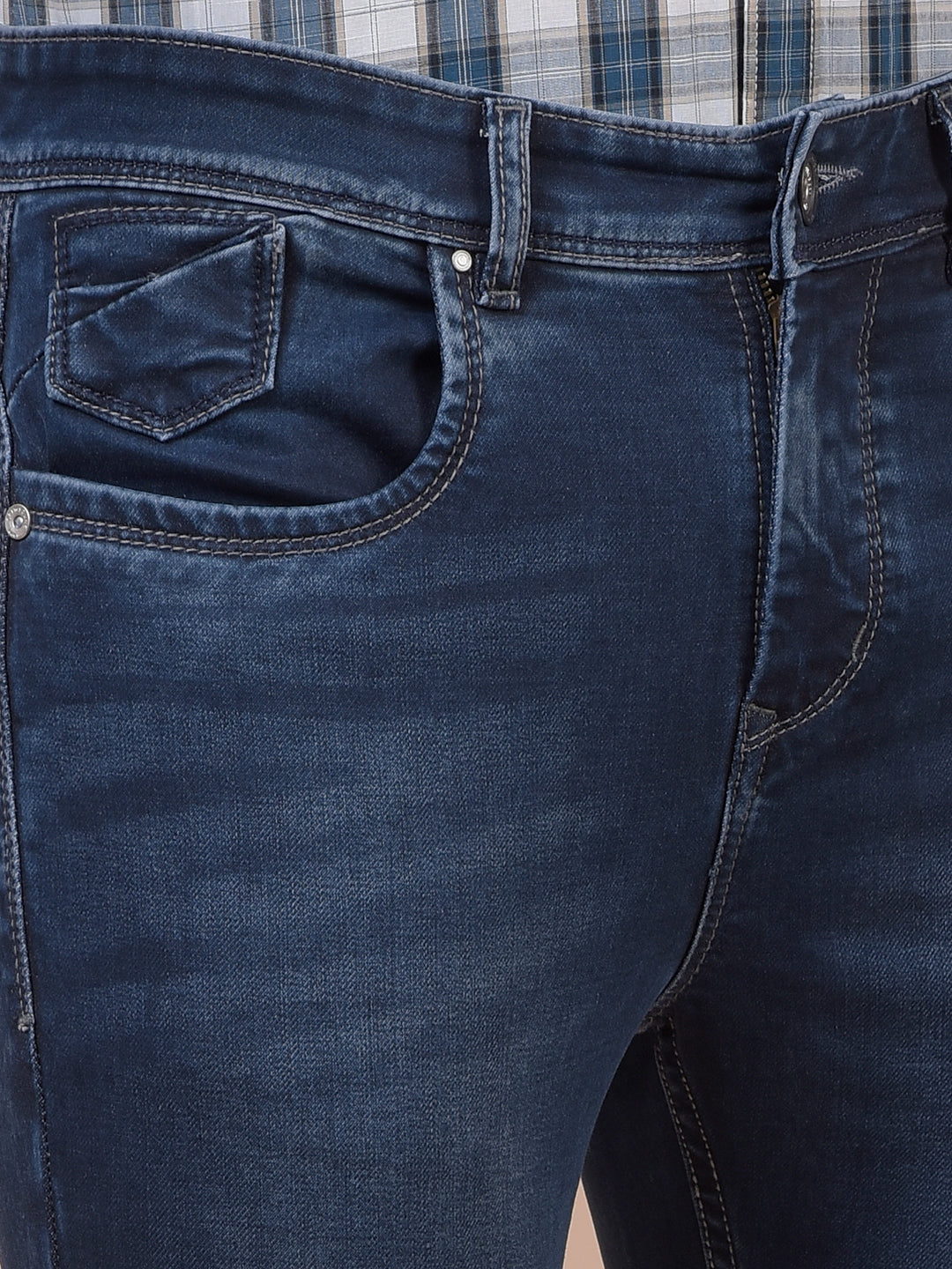 Shadow Blue Skinny Fit Jeans