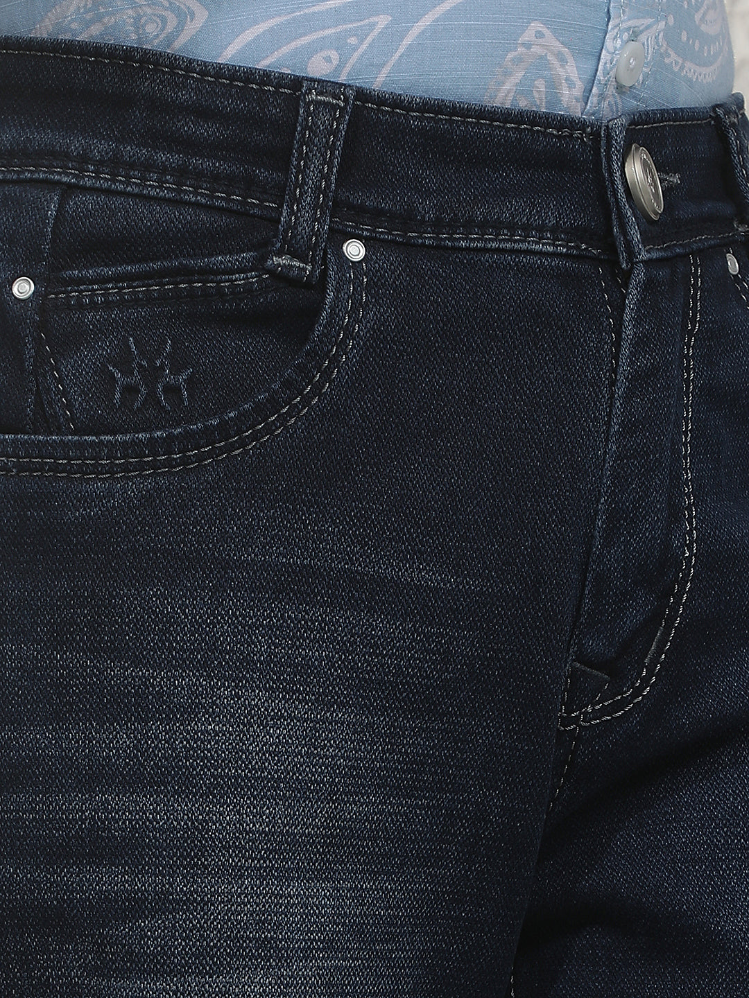 Deep Ocean Blue Jeans