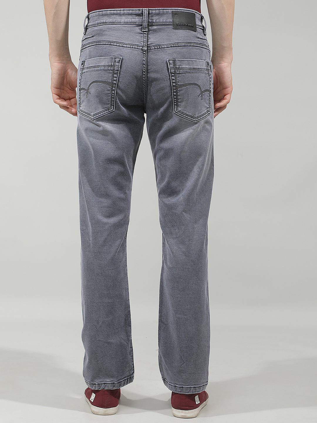 Classic Iron Grey Straight Jeans