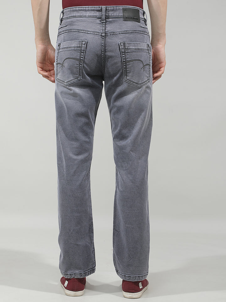 Classic Iron Grey Straight Jeans
