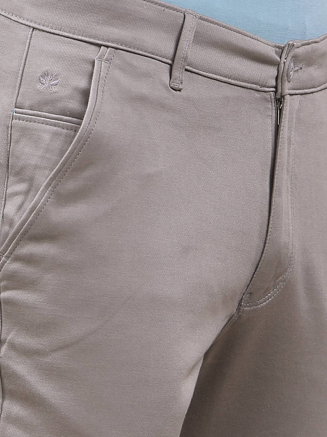 Monochrome Grey Slim Trousers