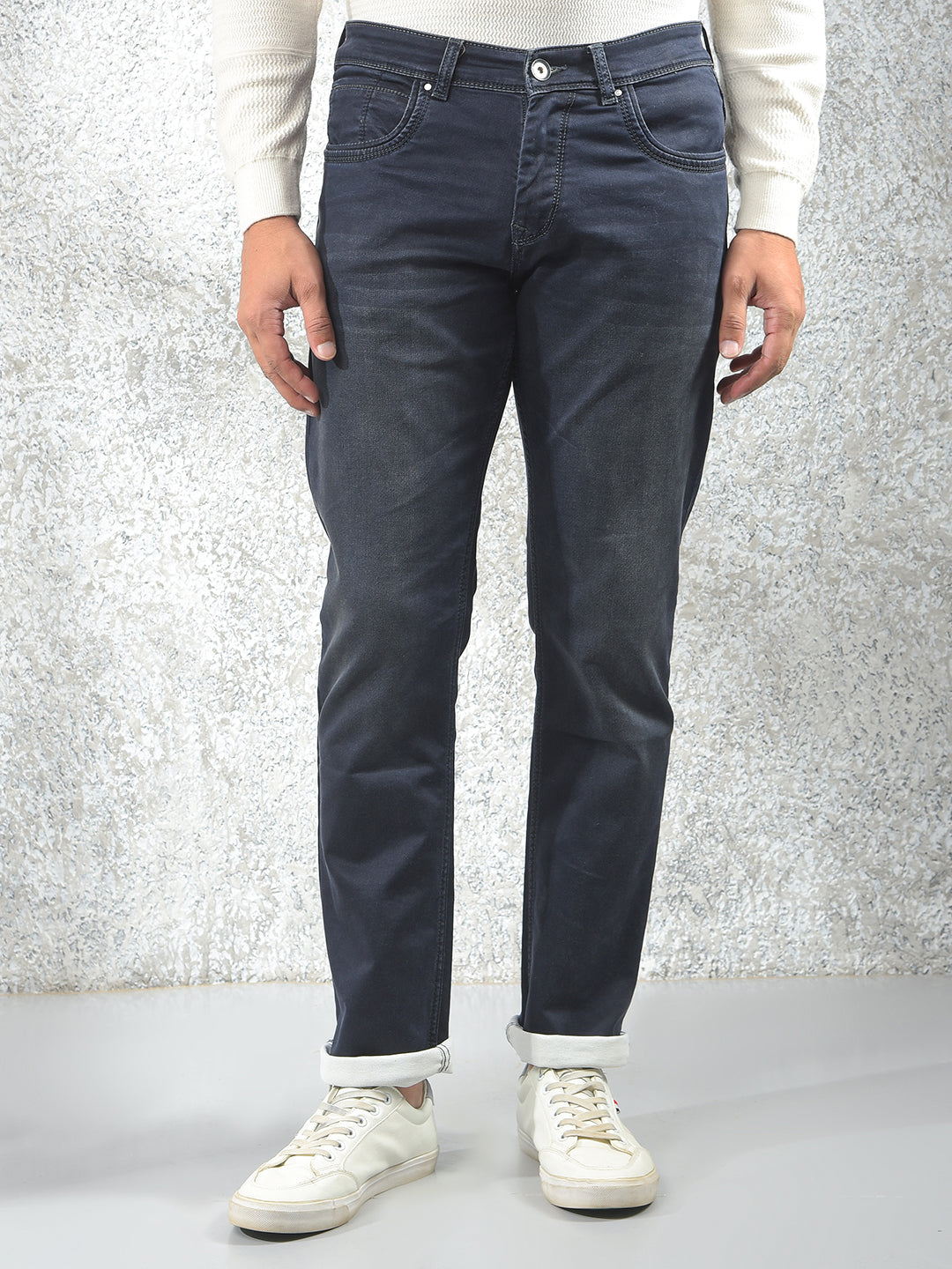 Versatile Blue Denim Jeans-Men Jeans-Crimsoune Club