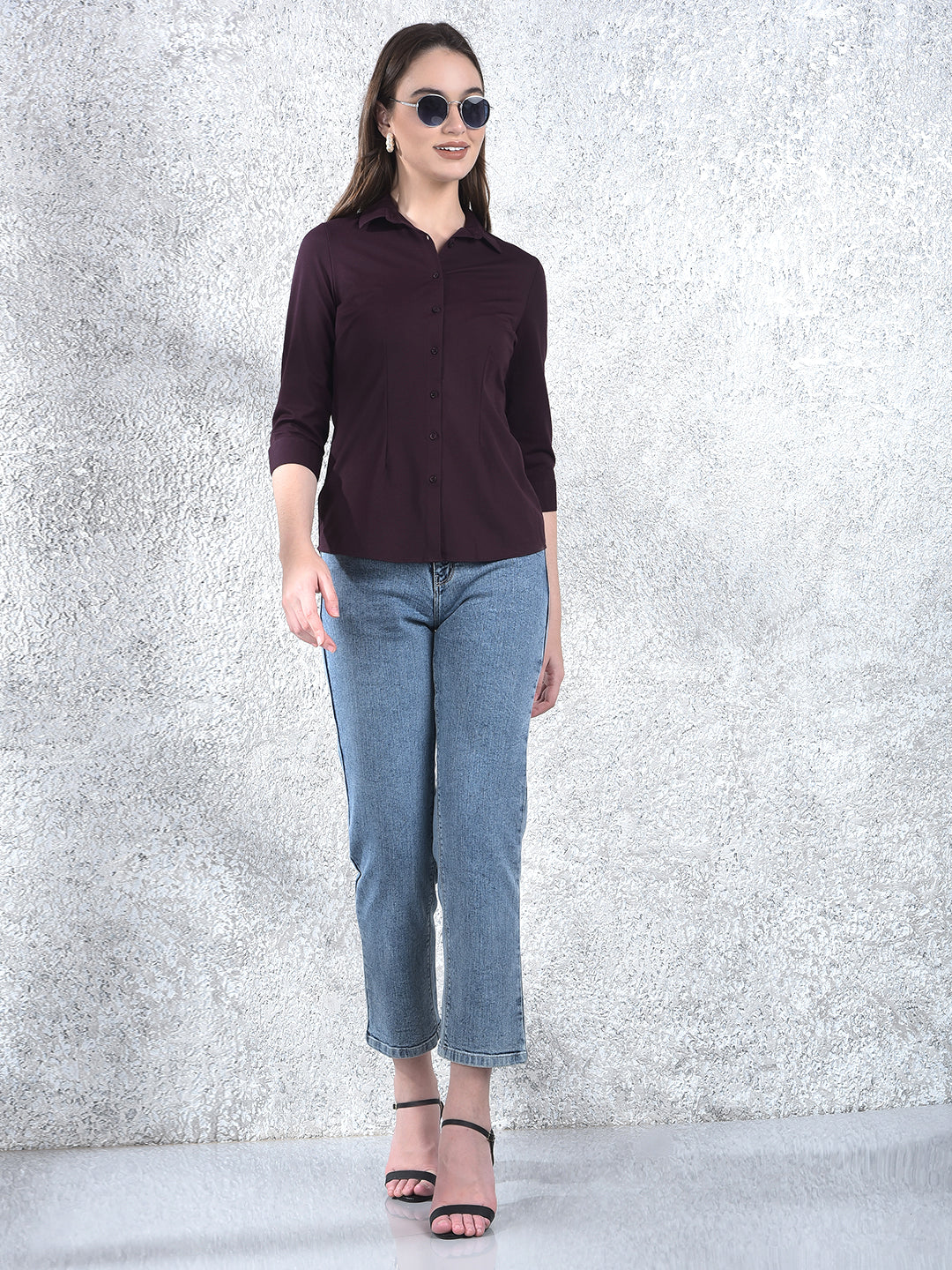 Mulberry Chic Tailored Shirt