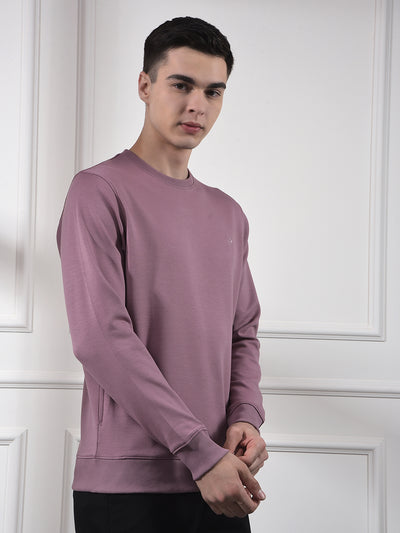 Pink Typographic Print Sweatshirt