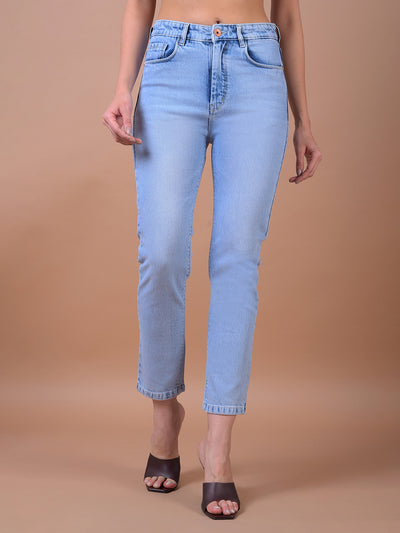 Blue Straight Jeans