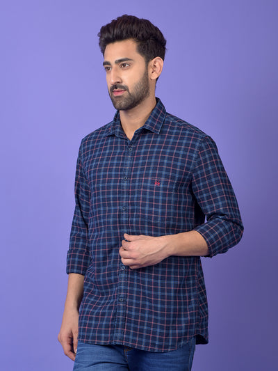 Red Ember Check Casual Shirt