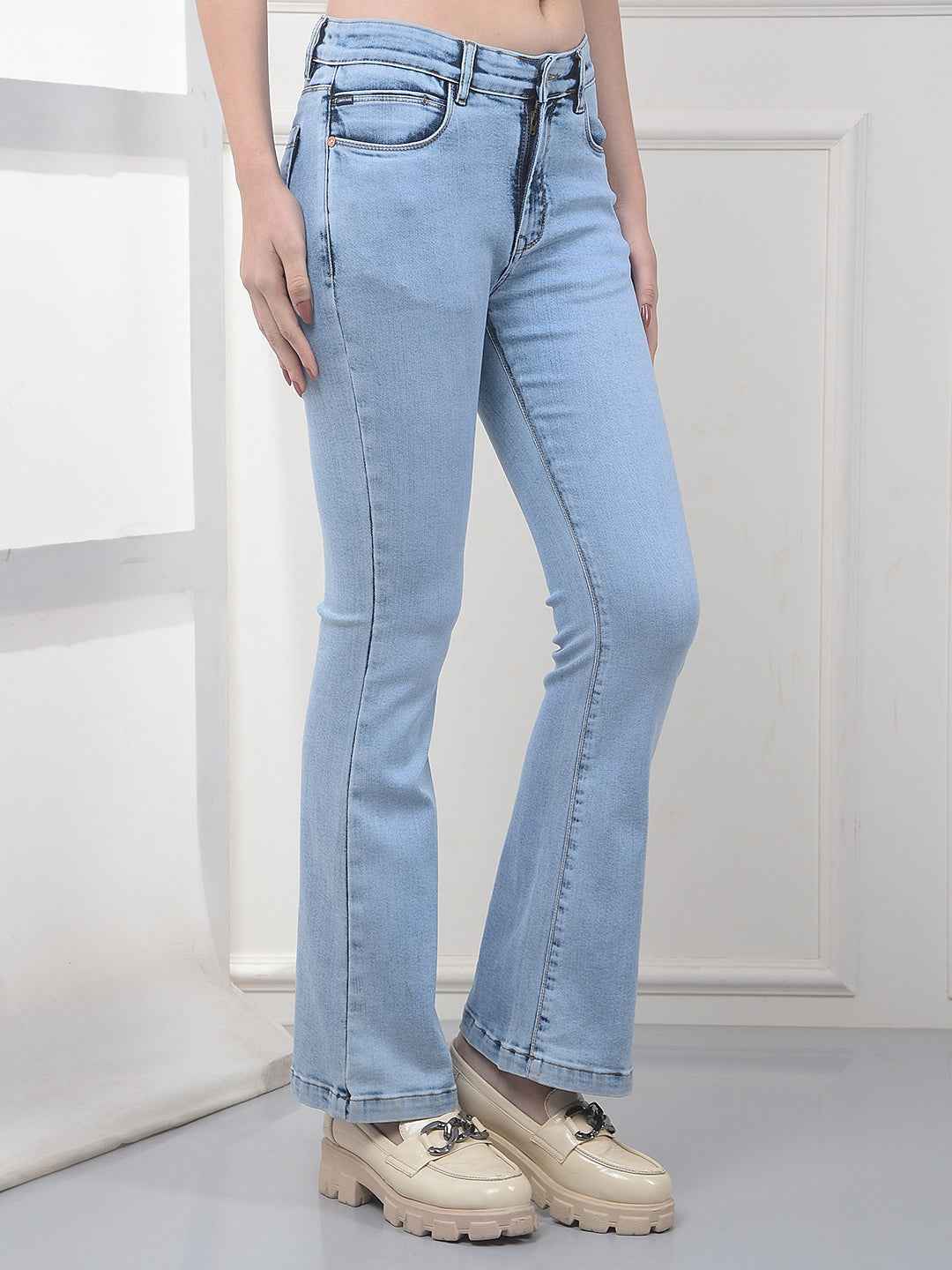 Blue Vintage Bootcut Jeans