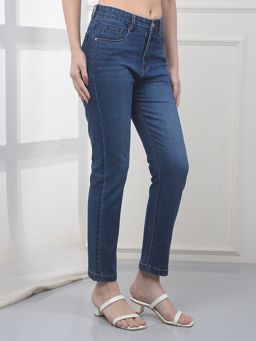 Modern Indigo Straight Jeans