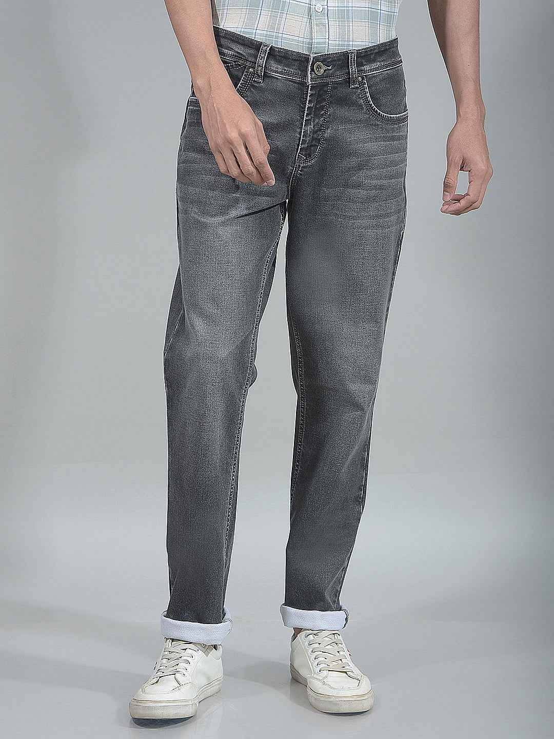 Smoke Grey Modern City Jeans