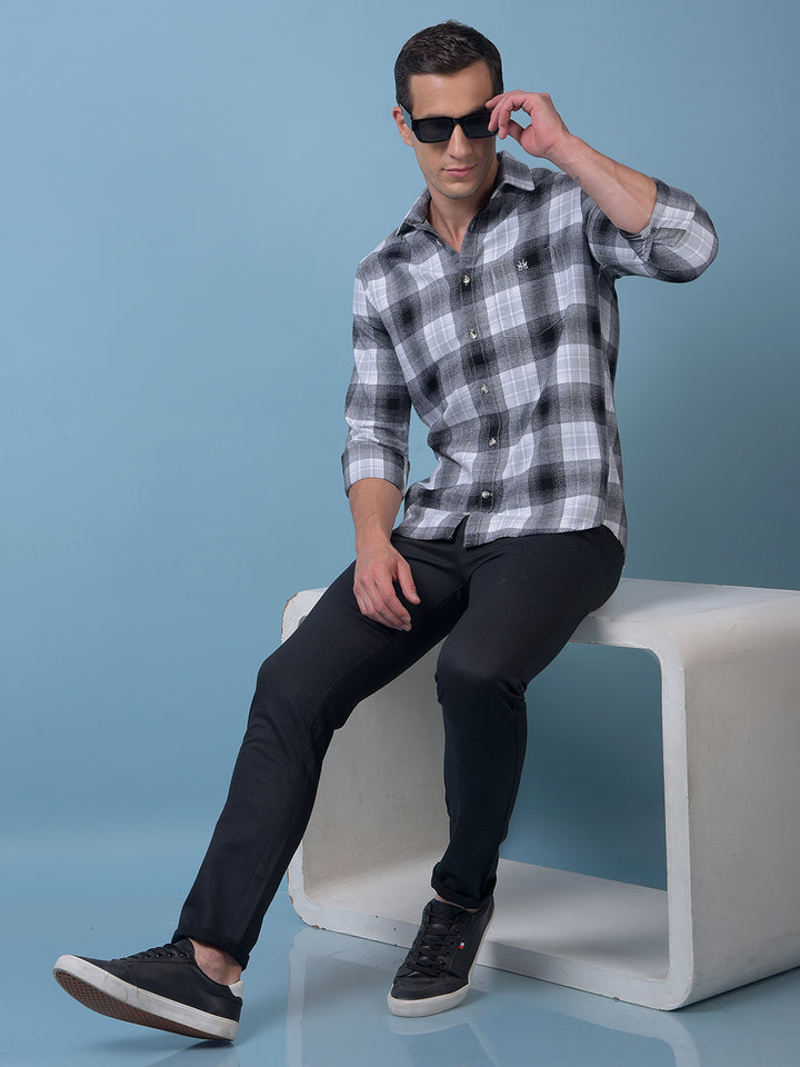 Black Printed Trousers