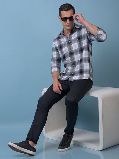 Black Printed Trousers