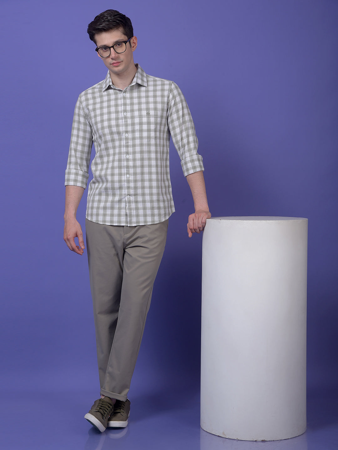 Modern Grey Chinos Trouser