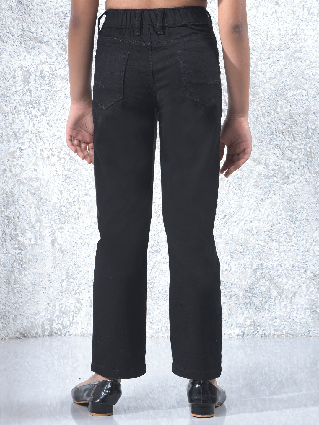Effortless Black Straight Jeans