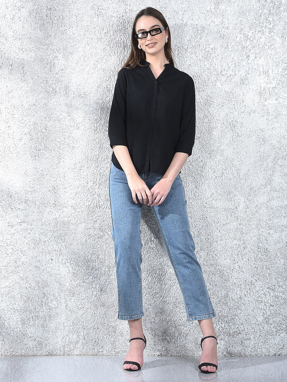 Icewash Vintage Straight Jeans