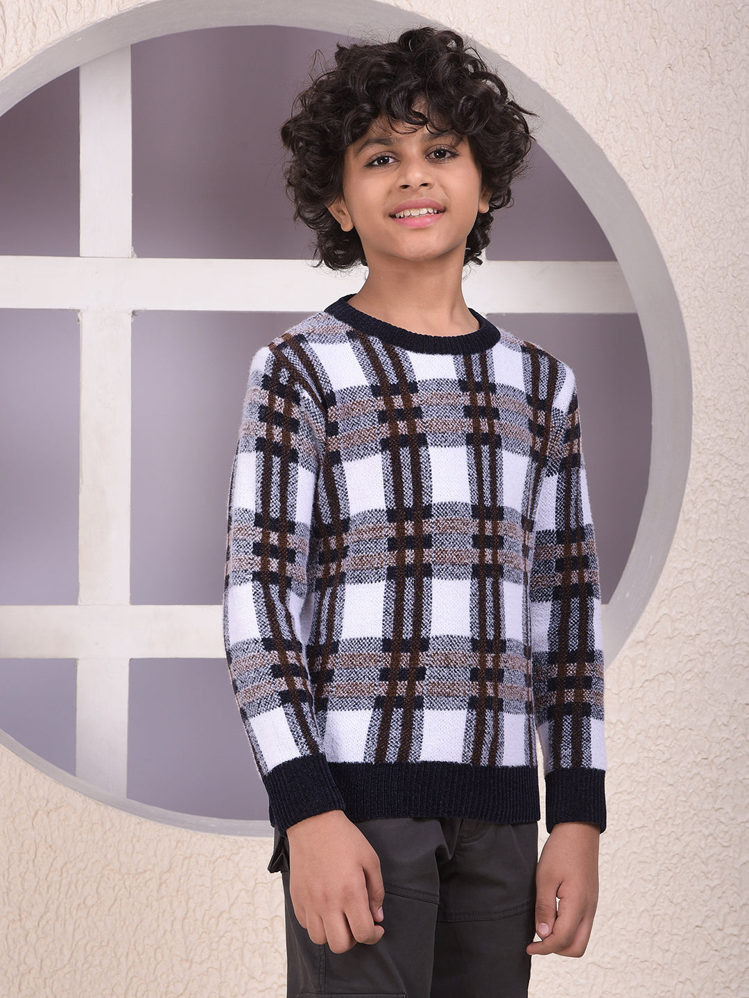 Multi-Color Jacquard Sweater