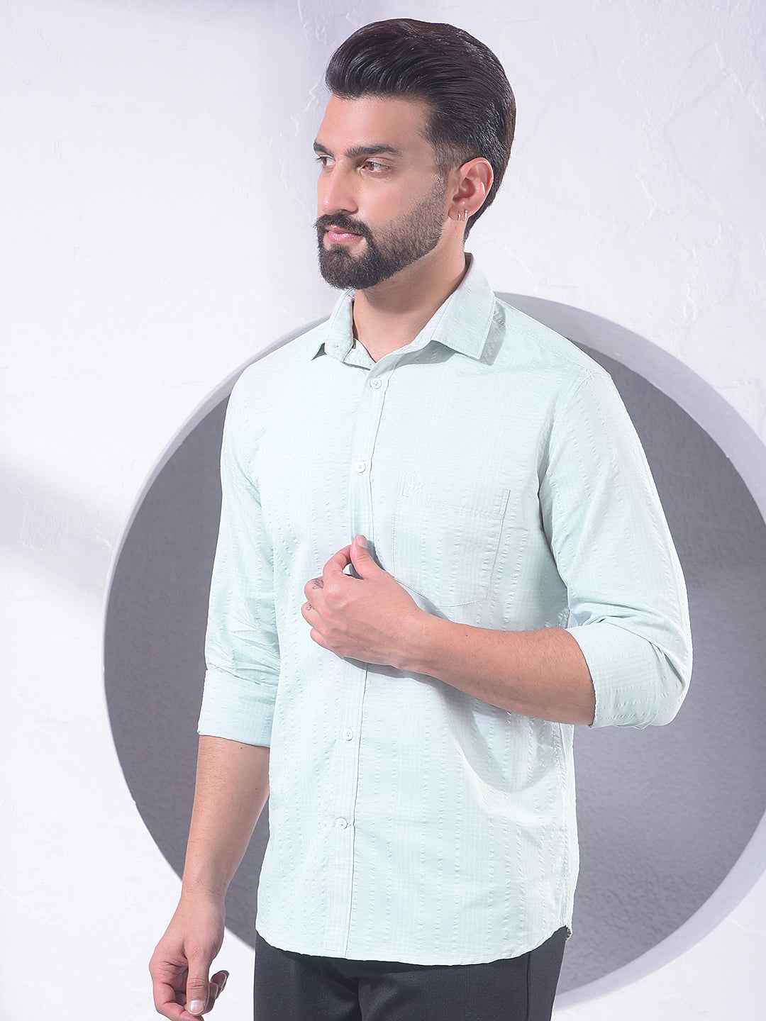 Green Classic Check Shirt