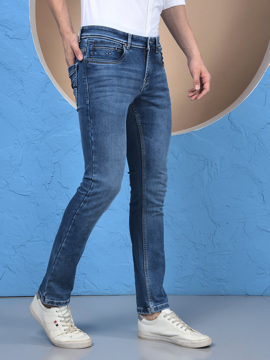 Blue Jeans-Men Jeans-Crimsoune Club