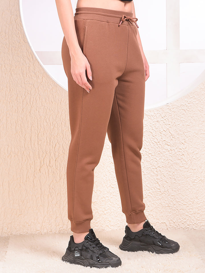 Relaxed Fit Brown Joggers