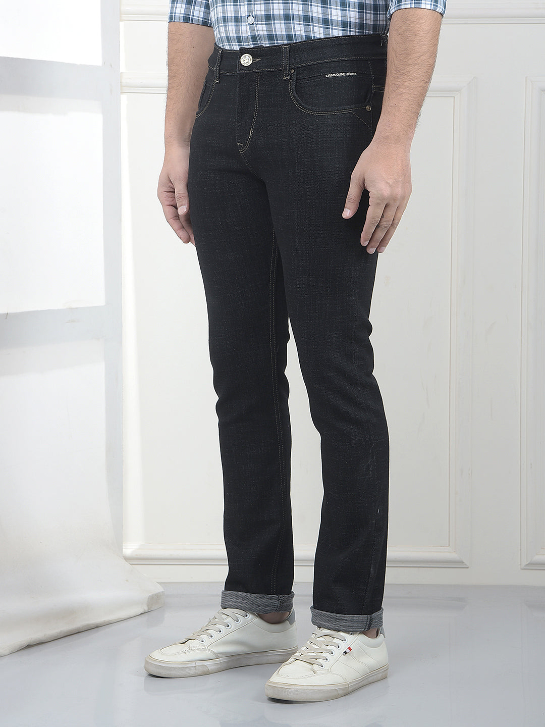 Jet Black Stretch Jeans