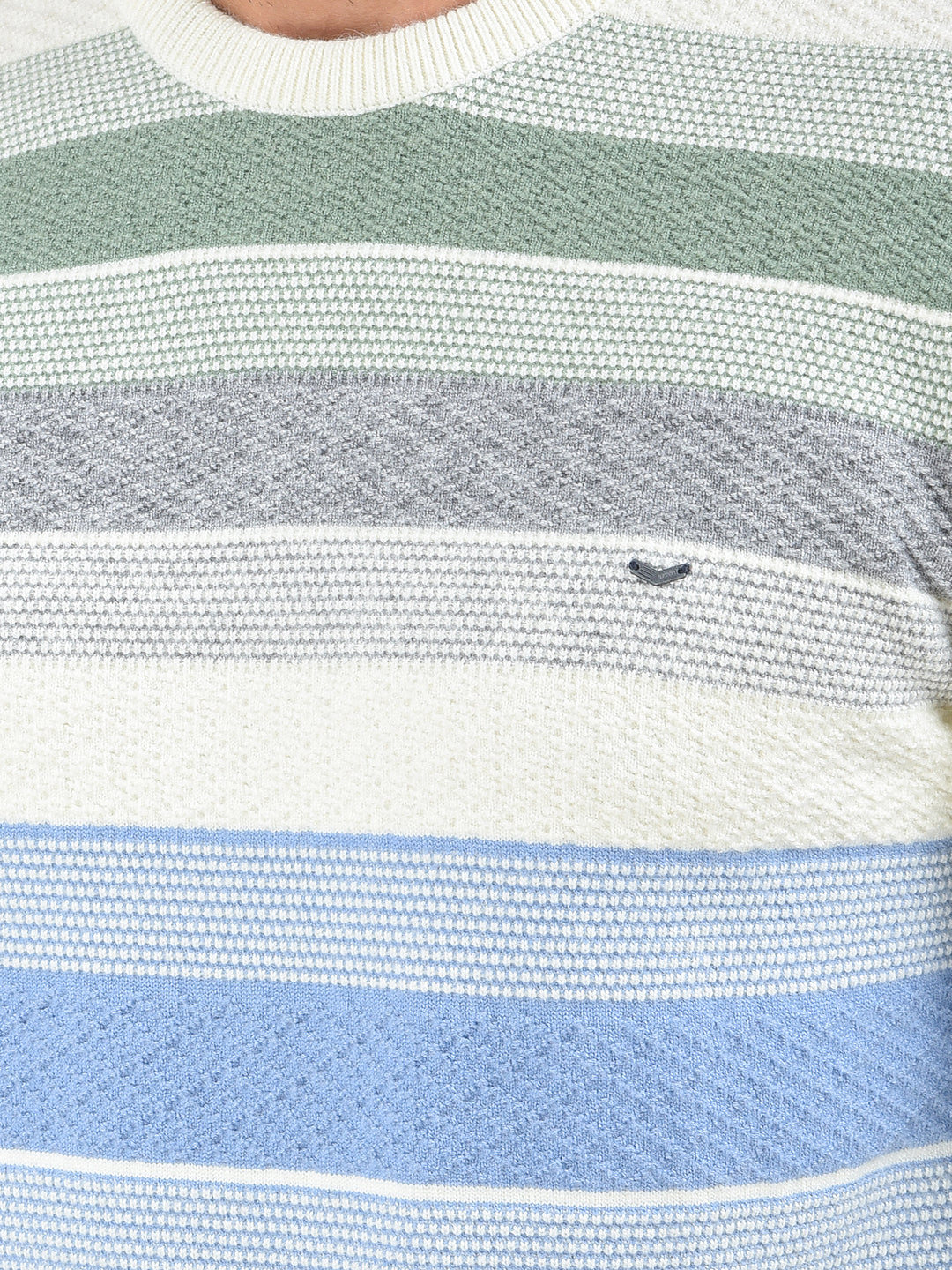 Multi-Color Horizontal Stripes Sweater