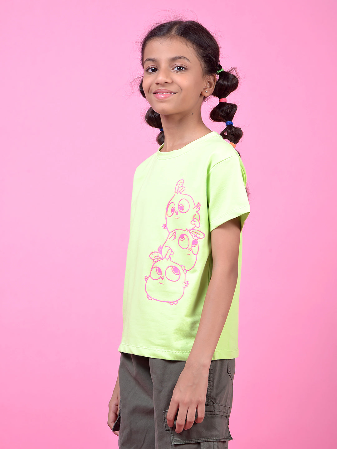 Green Graphic Print T-Shirt