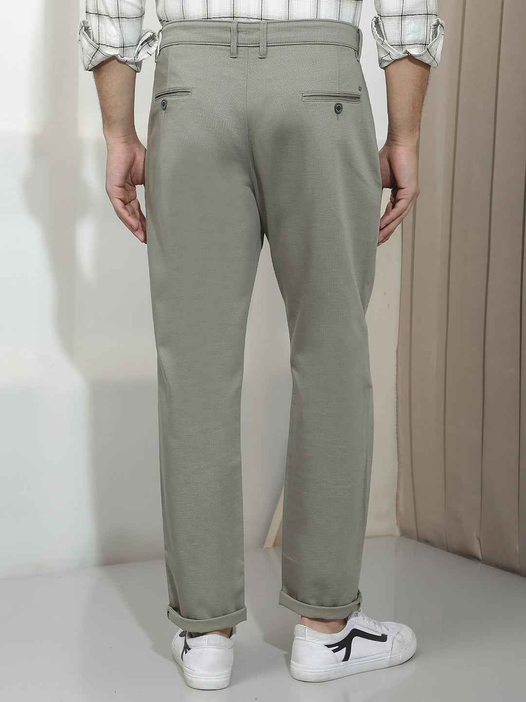 Modern Olive Trousers