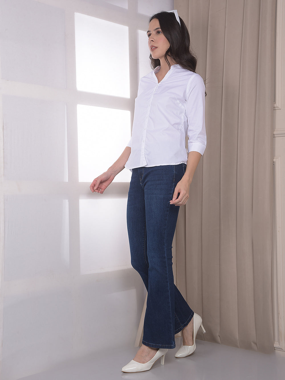 Soft Touch Blue Bootcut Jeans
