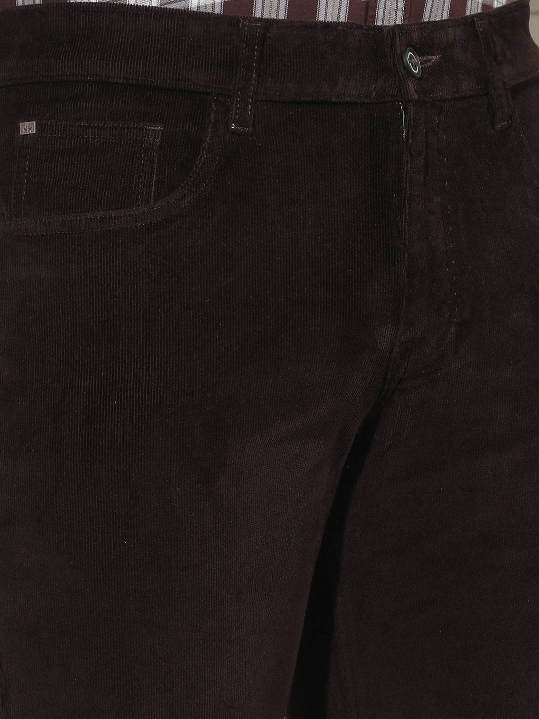 Signature Hazelwood Brown Corduroy Trousers