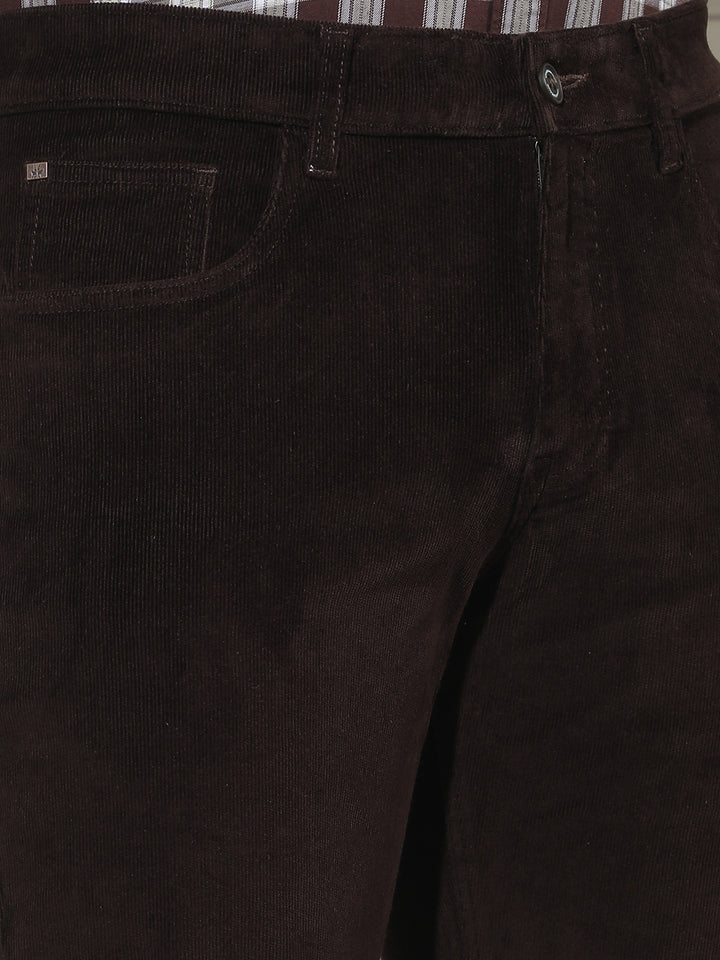 Signature Hazelwood Brown Corduroy Trousers