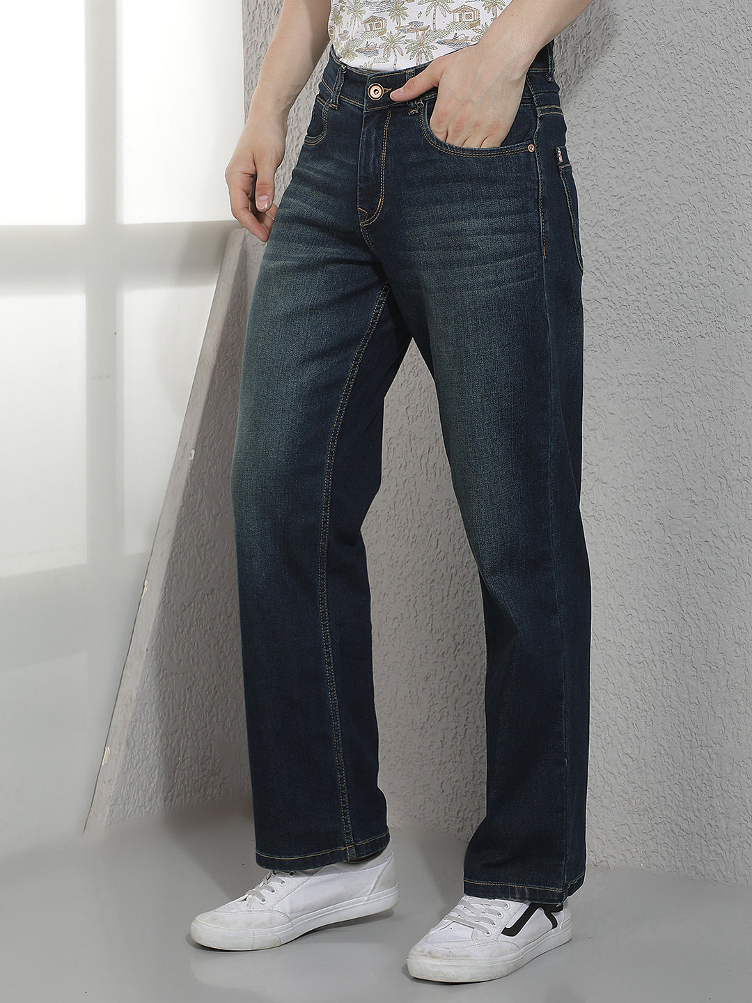 Storm Blue Baggy Jeans