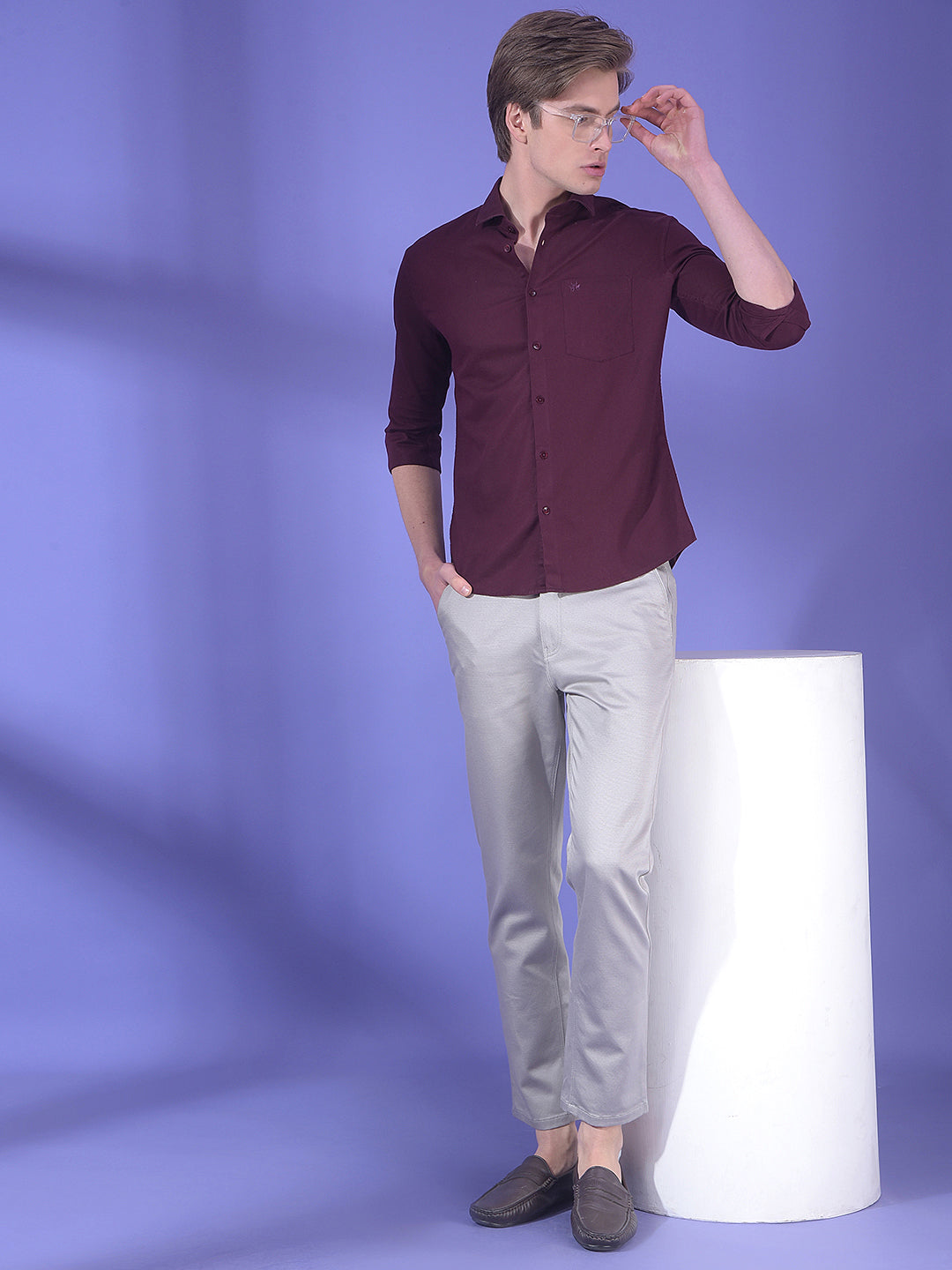 Burberry Wine Shirt
