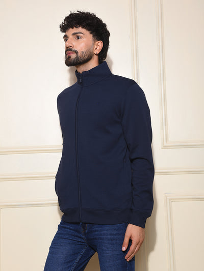 Soft Cotton Blend Zip Jacket