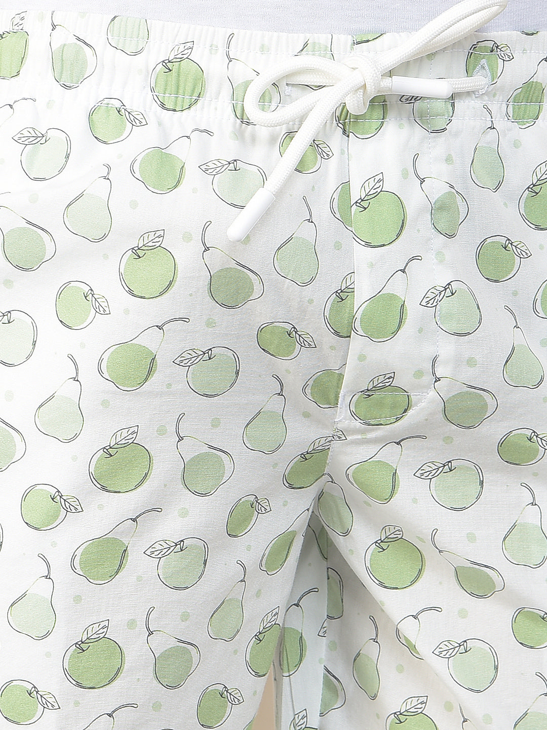 Green 100% Cotton Graphic Printed Boxers