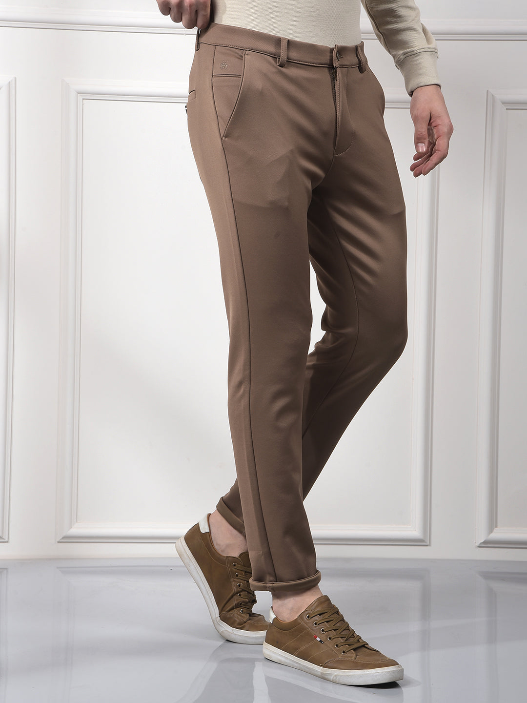 Brown Knitted Trousers