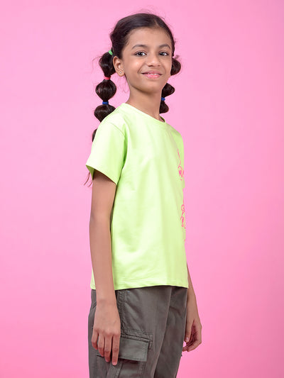 Green Graphic Print T-Shirt