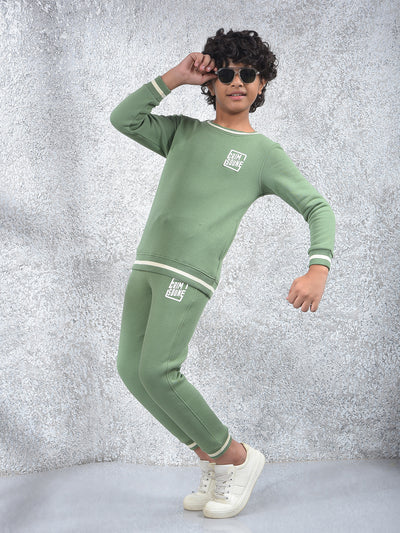 Slim Fit Green Joggers
