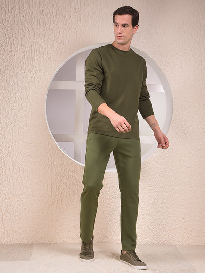 Olive Cotton Trackpants
