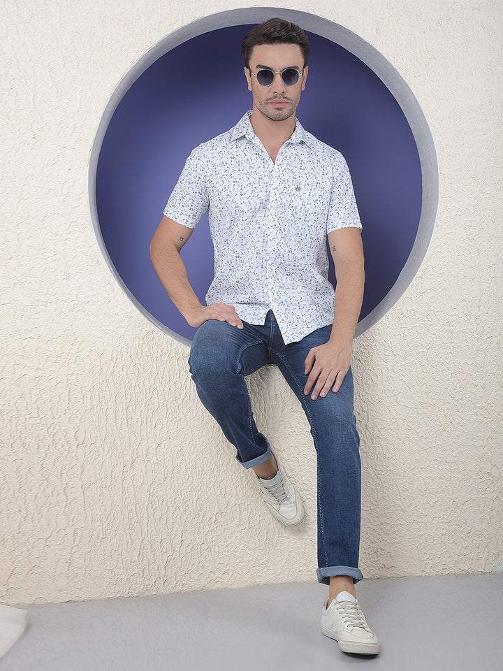 Navy Blue Straight Jeans