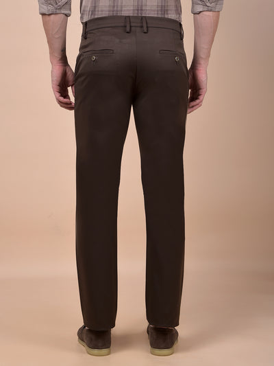 Urban Straight Brown Trousers
