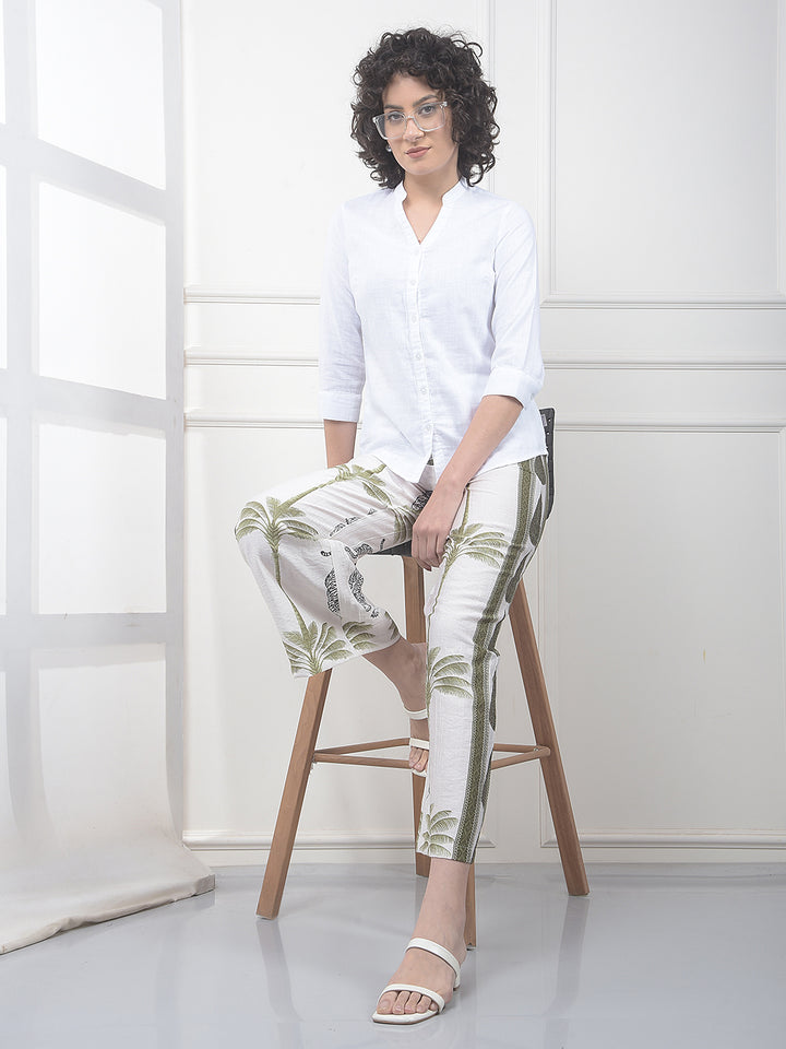 White 100% Cotton Shirt