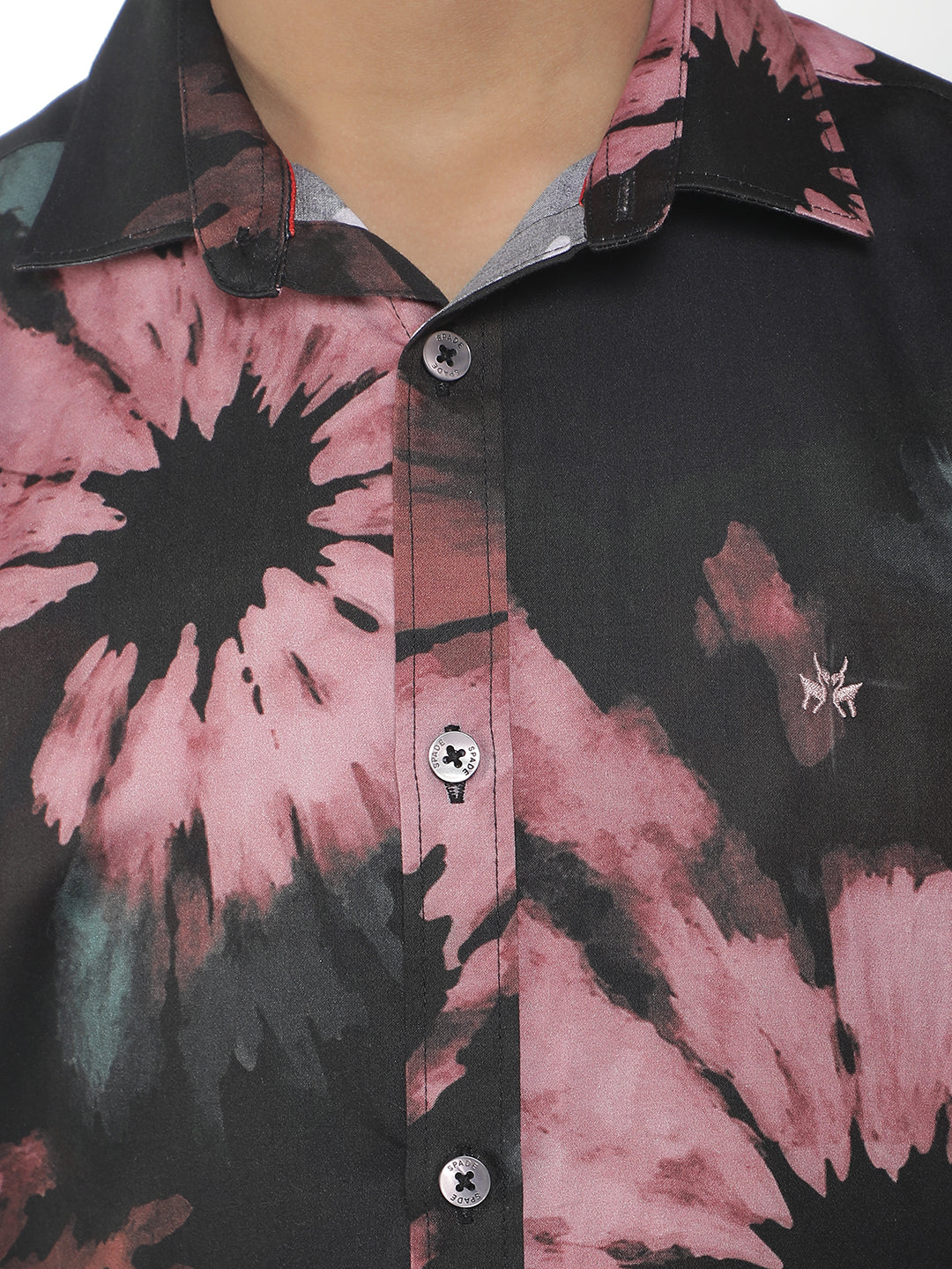 Multicolor 100% Cotton Floral Print Shirt