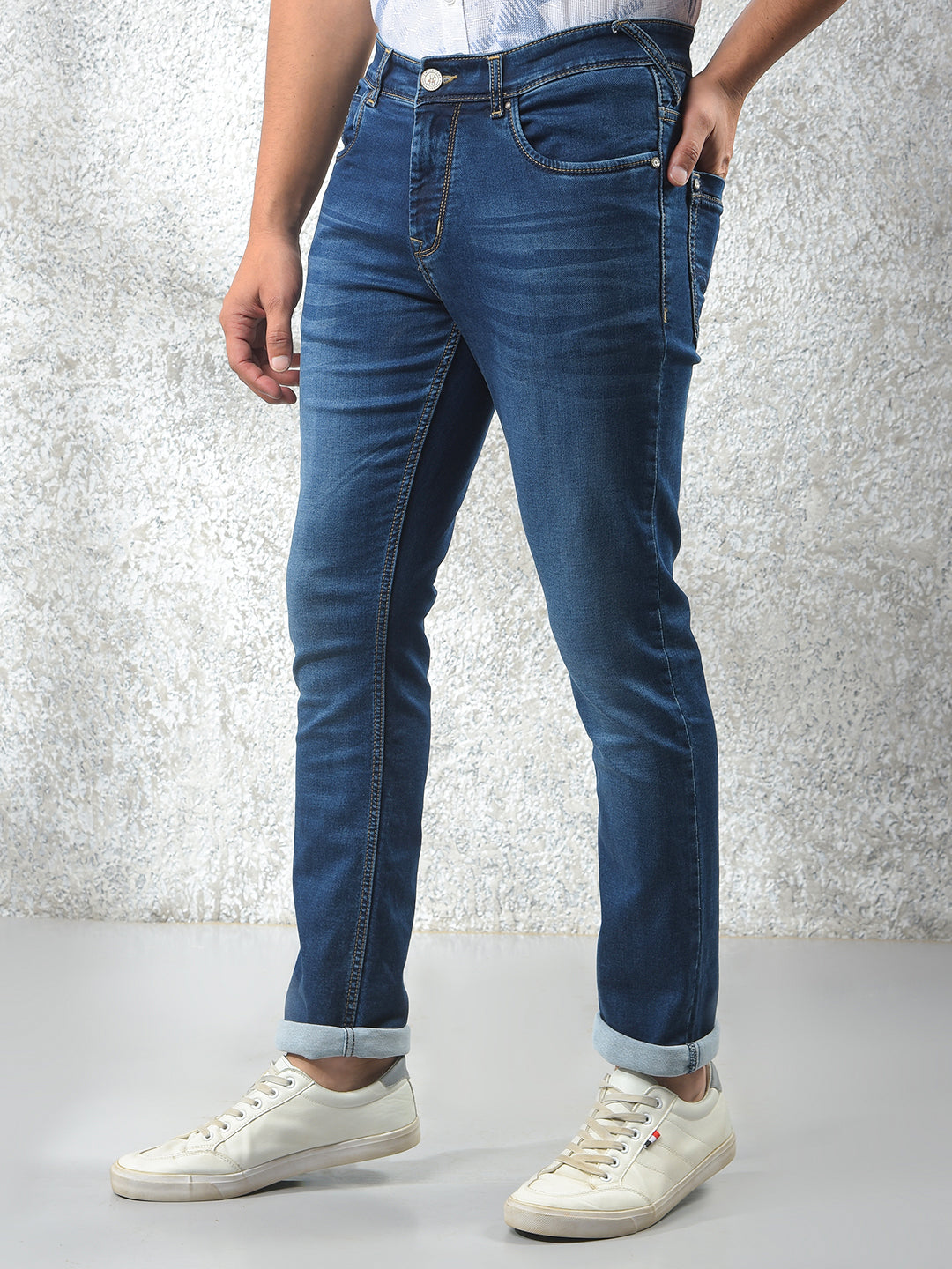 Navy Blue Skinny Jeans