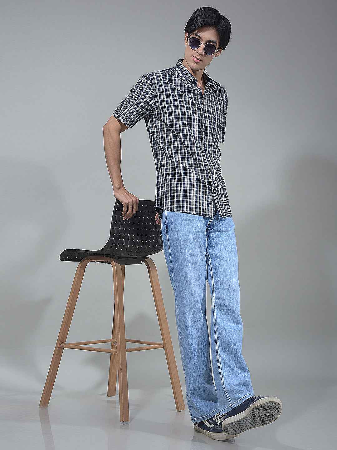 Blue Relaxed Baggy Jeans