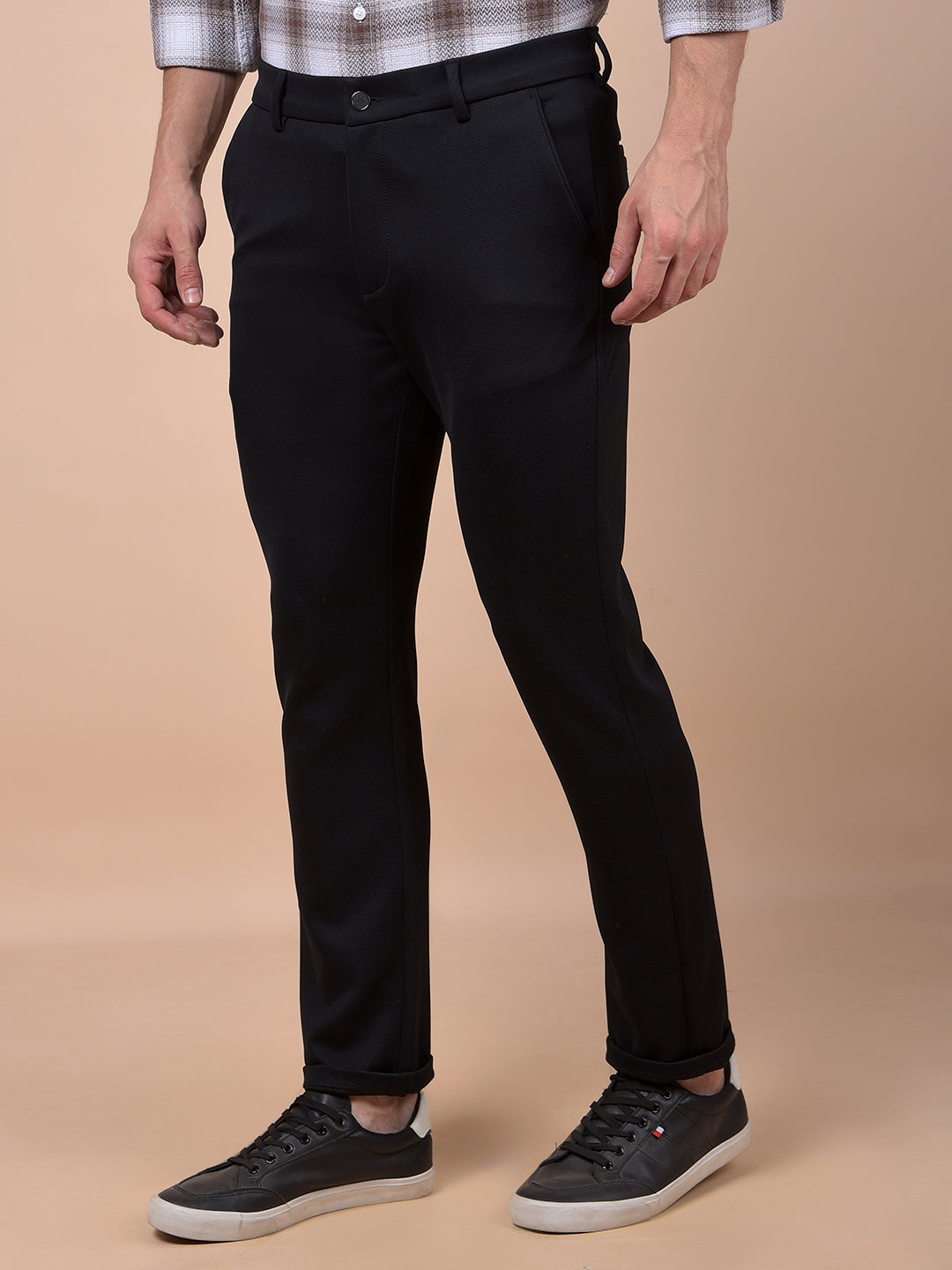 Iconic Black Knitted Trousers