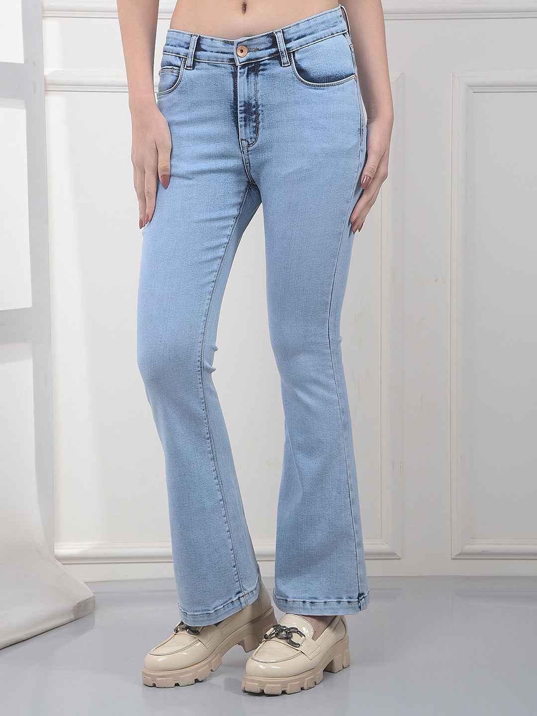 Blue Vintage Bootcut Jeans