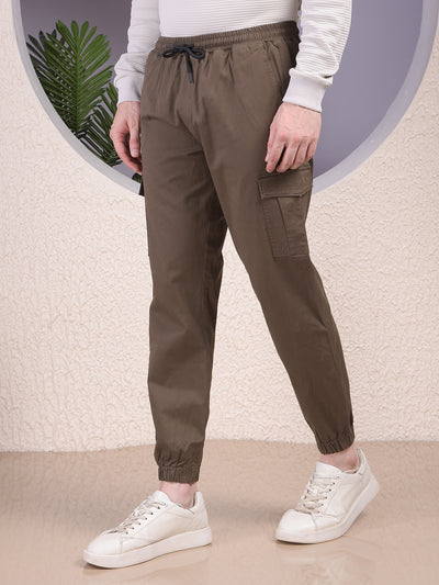 Vivid Olive Cargo Joggers