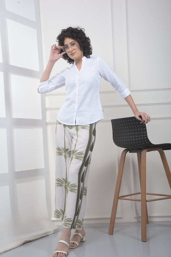 White 100% Cotton Shirt