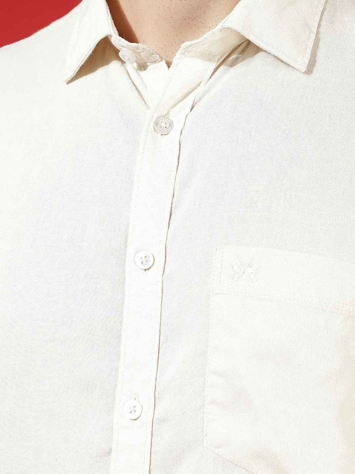 Beige Classic Comfort Shirt
